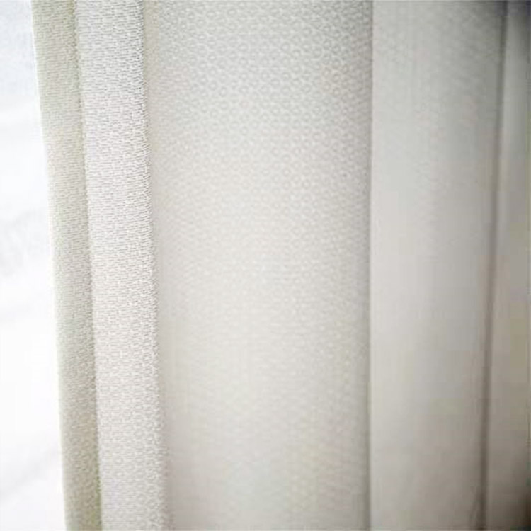 Resistente tela transparente al por mayor elegante buena calidad blanco moderno tul voile pliegue cortinas transparentes para sala de estar