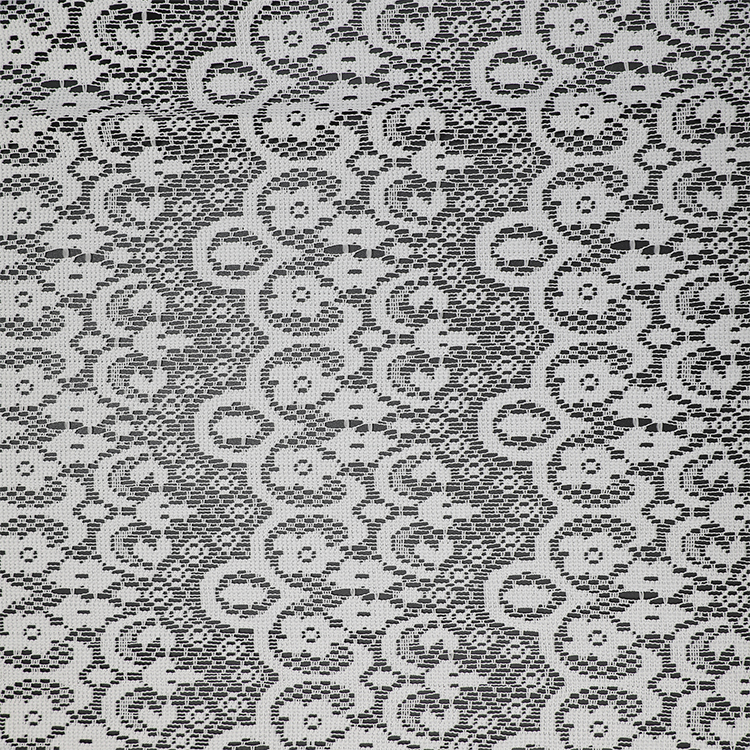 Tela de cortina de gasa transparente jacquard transparente de estilo de suministro personalizado de fábrica para la sala de estar